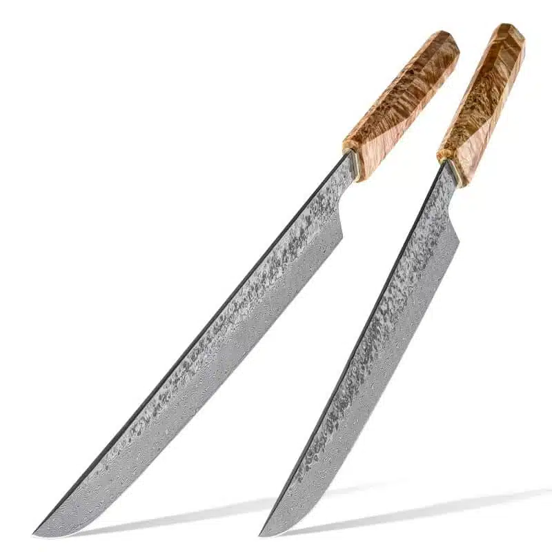 Sushi nůž z damaškové oceli SaKuro Sashimi Sakimaru 23,8 cm